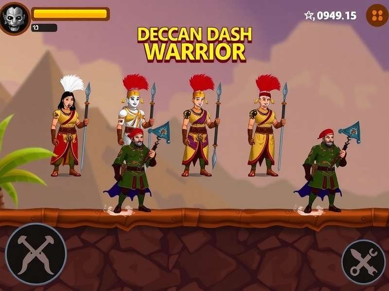 Deccan Dash Warrior gameplay screenshot